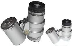 fITtprintse Rilevazione valuta Mini Lente Portatile microscopio Portatile 60X Dimensioni microscopio Portatile con Luce UV e LED