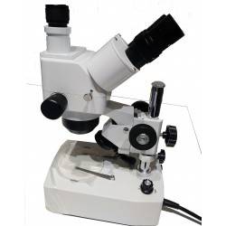 Microscopio stereoscopico 20X - 40X con luce