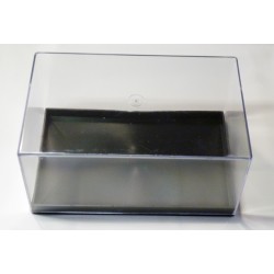 Scatolina trasparente in plastica rettangolare - 13,5 x 8,4 cm - altezza 6,6 cm