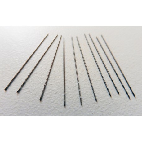Set punte HSS elicoidali da 0,3 mm