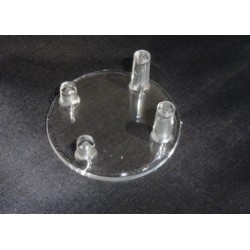 Supporto in plastica rotondo