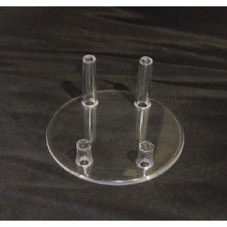 Supporto in plastica rotondo