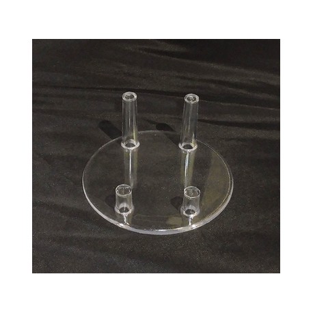 Supporto in plastica rotondo