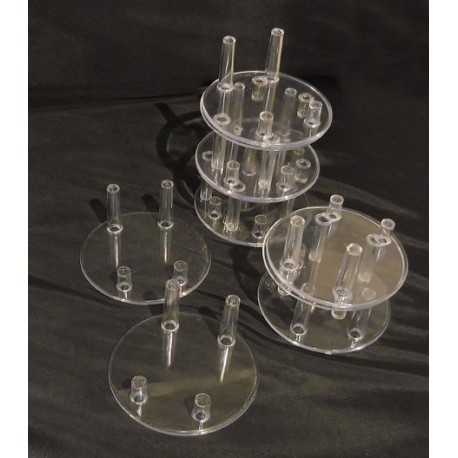 Supporto in plastica rotondo