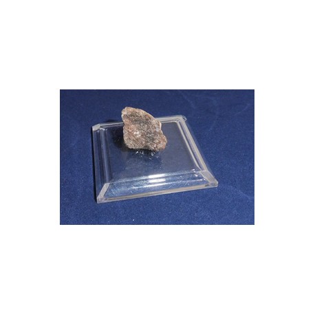 Basetta in plastica trasparente quadrata 5x5 cm altezza 0,5