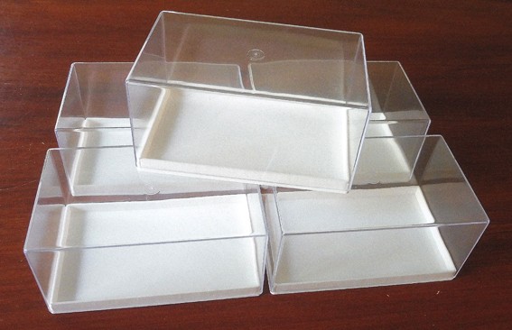 Scatole Trasparenti A Base Bianca O Nera Per Minerali, Fossili - Foto 7