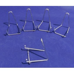 Supporto in metallo cromato - piccolo