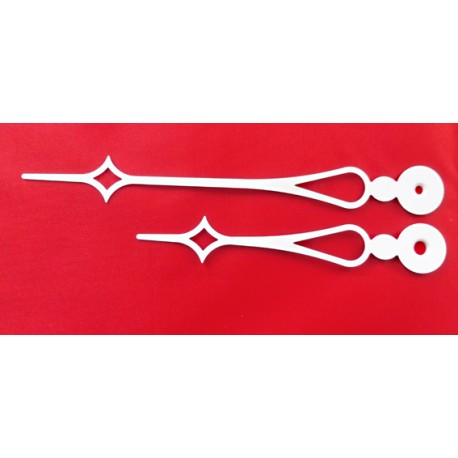 Lancette color bianco goccia - quadri in alluminio