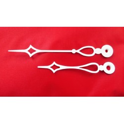 Lancette bianche goccia - quadri in alluminio