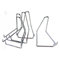 5 Supporti in metallo cromato 8,1x11,3x10,5 cm