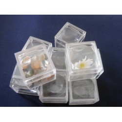 Scatole con coperchio lente