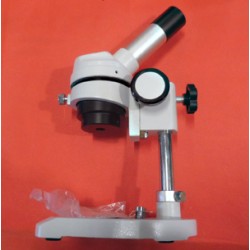 Microscopio stereoscopico 20x inclinato