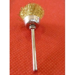 Spazzola a tazza in ottone diametro gambo 2,35 mm