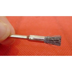 Spazzola a pennello in acciao - set 3 pezzi diametro codolo 2,35 mm