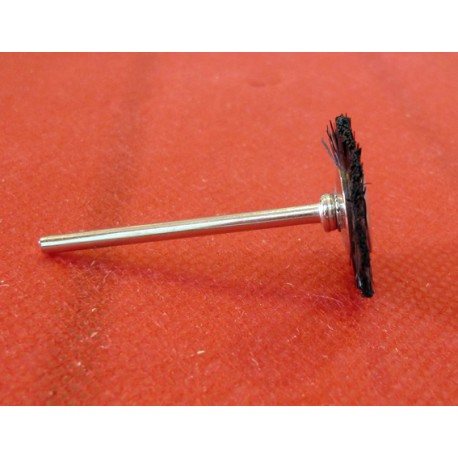 Spazzola a disco in nylon - set 3 pezzi diametro codolo 2,35 mm