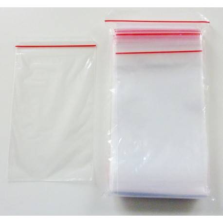 Sacchetti plastica con chiusura